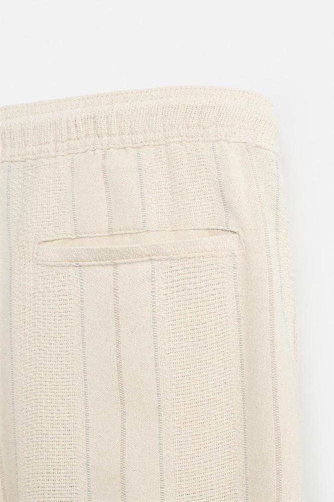 JACQUARD STRIPED PANTS