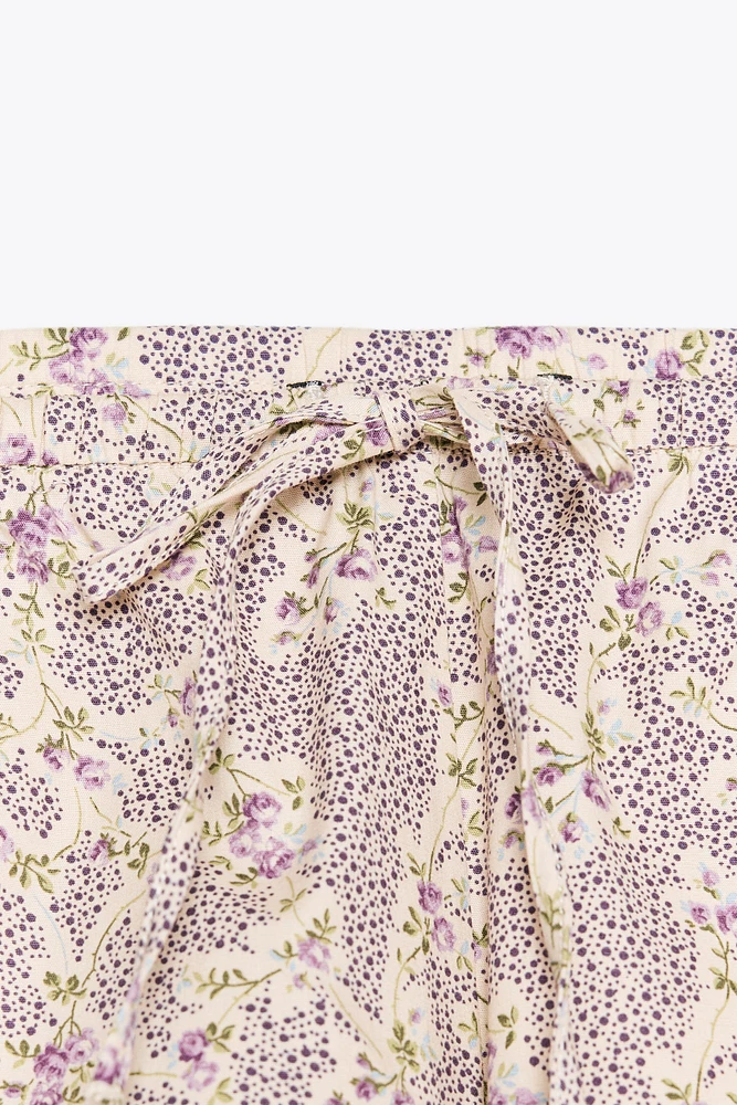 FLORAL PRINT SHORTS