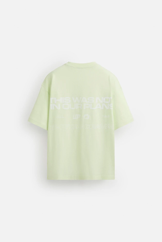 T-SHIRT À INSCRIPTIONS IMPRIMÉES