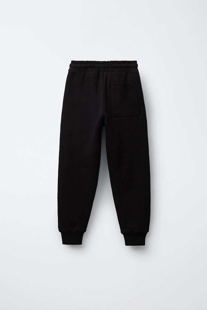 PIQUÉ INTERLOCK JOGGER PANTS