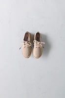 LIMITED EDITION LEATHER AND JUTE DERBY SHOES