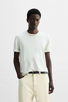 LIGHTWEIGHT KNIT T-SHIRT