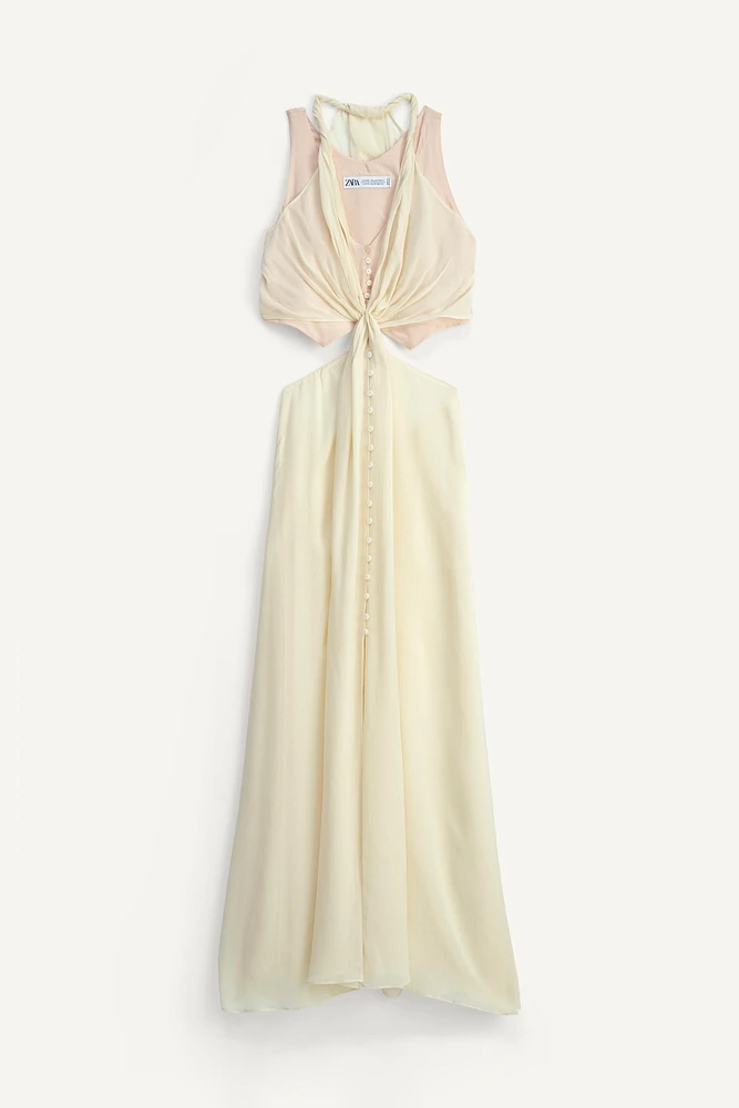 LIMITED EDITION CONTRASTING DRESS