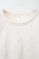 SLUB PLAIN T-SHIRT