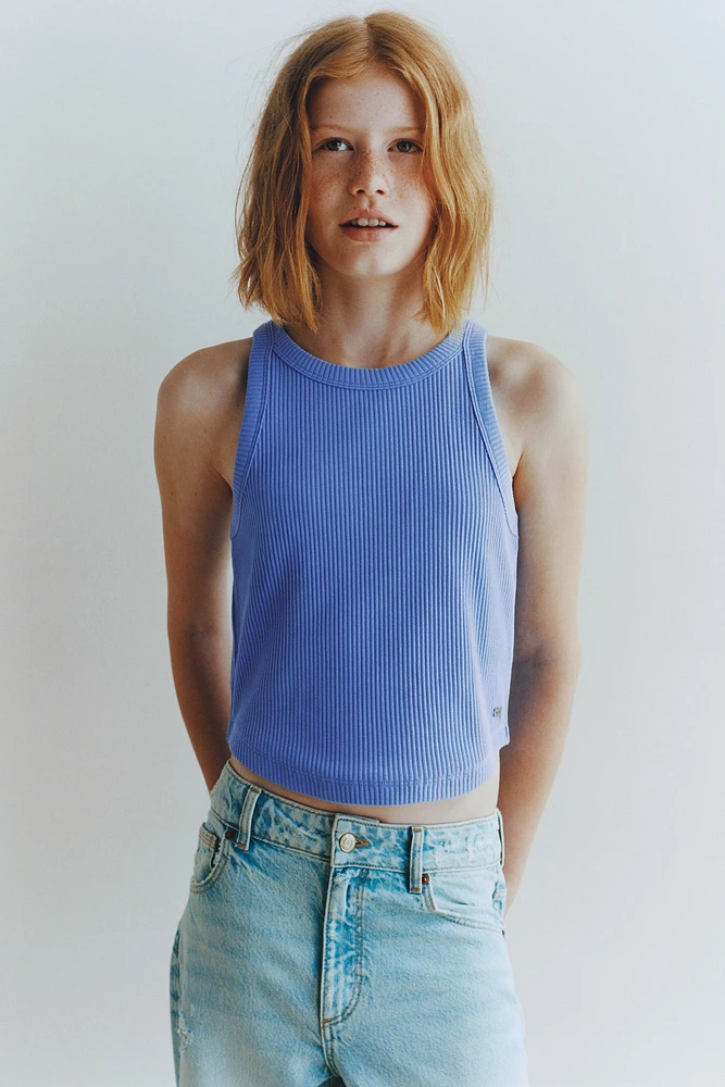 RIBBED SWIMMER T-SHIRT