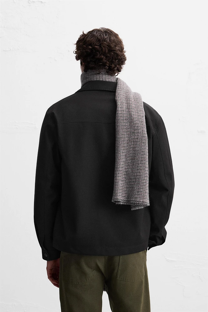 REGULAR FIT PADDED OVERSHIRT