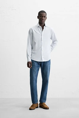 TEXTURED STRIPED SHIRT