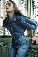 ZW COLLECTION DENIM BLOUSE