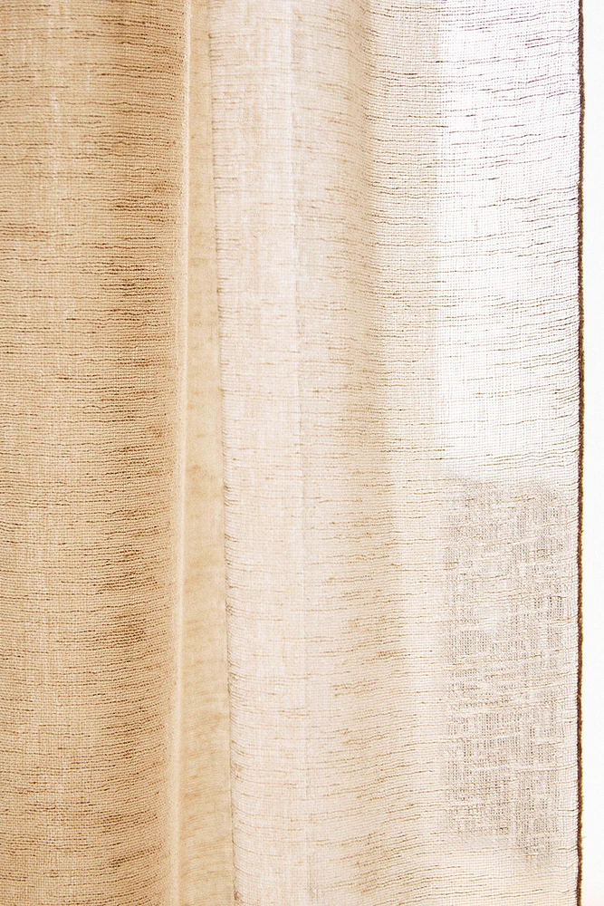 LOW OPACITY DOUBLE-WIDE FINE CURTAIN