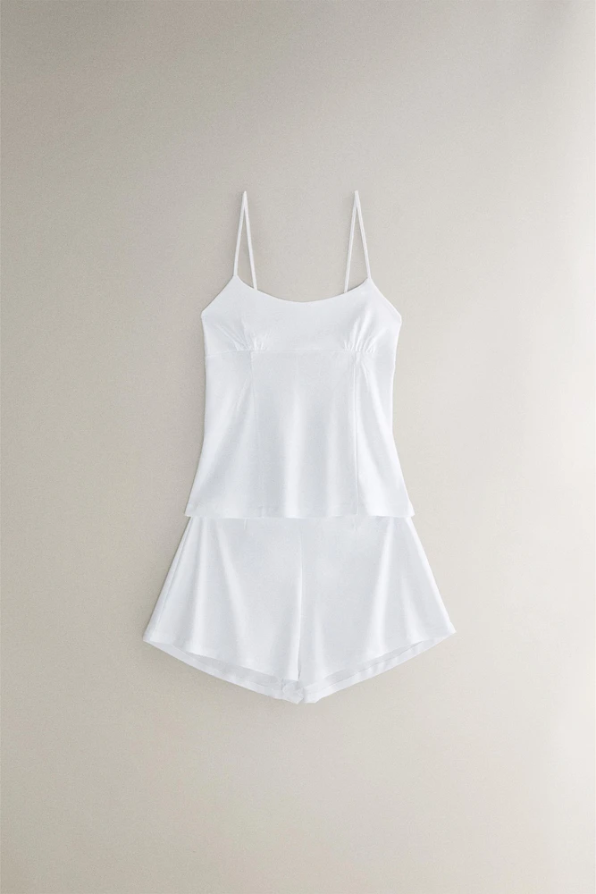 COTTON JERSEY TOP