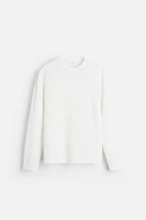 WAFFLE WEAVE T-SHIRT