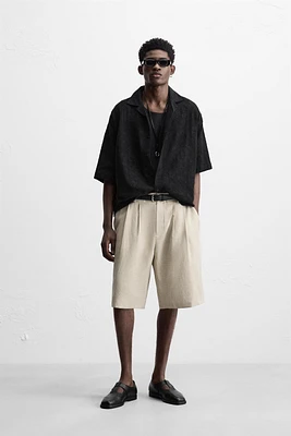 RELAXED FIT JACQUARD SHIRT