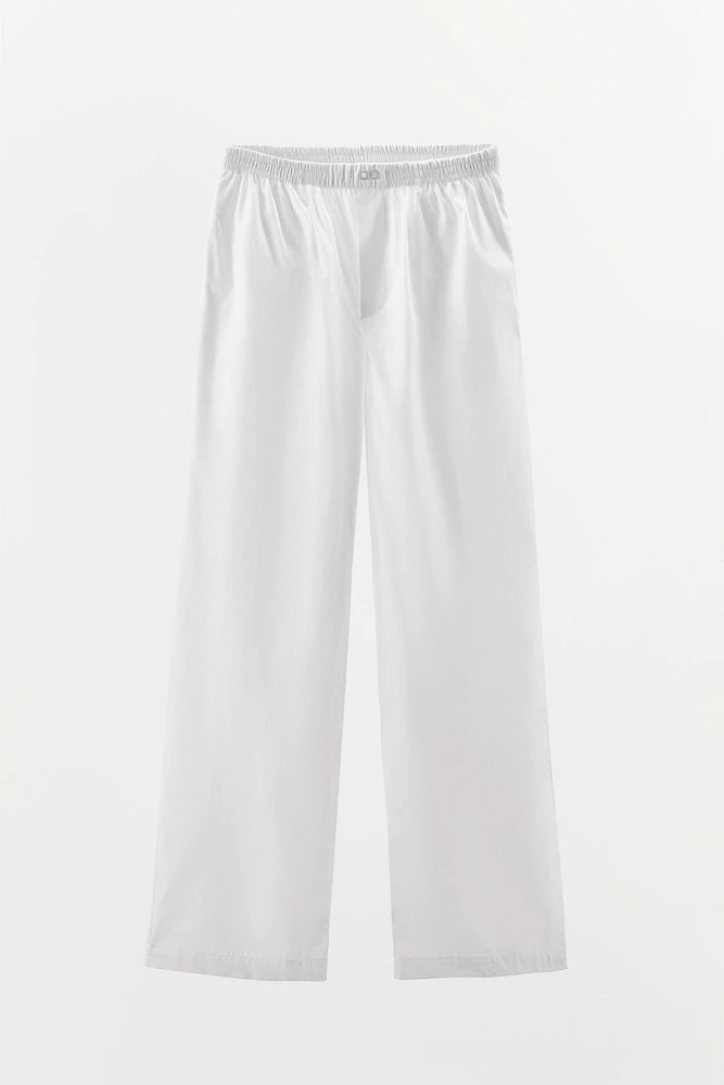 POPLIN PAJAMA PANTS