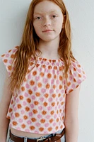 SUN PRINT TOP