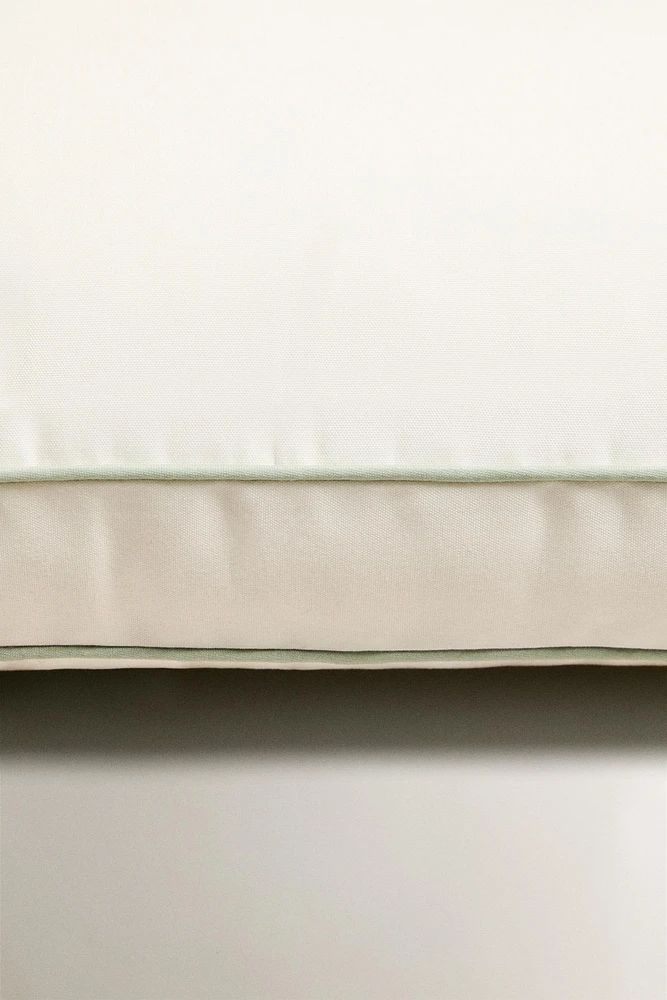 OUTDOOR CHAIR CUSHION WITH PIPING
