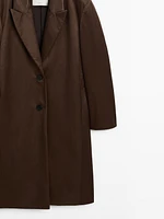 Manteau long satiné - Studio