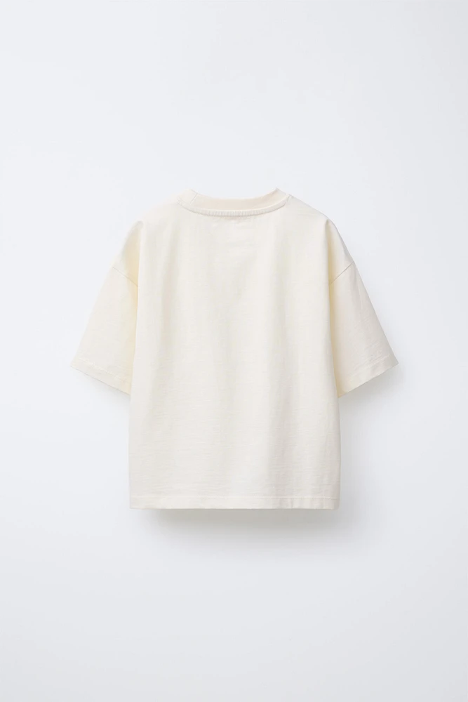 POCKET T-SHIRT WITH TEXT