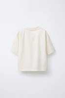 POCKET T-SHIRT WITH TEXT