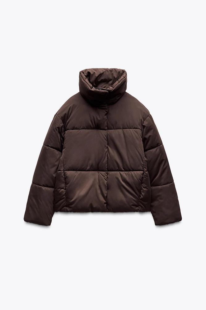 WATER AND WIND PROTECTION SHORT QUILTED ANORAK