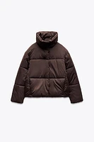 WATER AND WIND PROTECTION SHORT QUILTED ANORAK