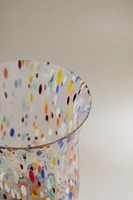 VERRE SOUFFLÉ RECYCLABLE TACHETÉ