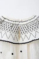 EMBROIDERED DRESS