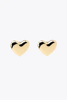 METAL HEART EARRINGS