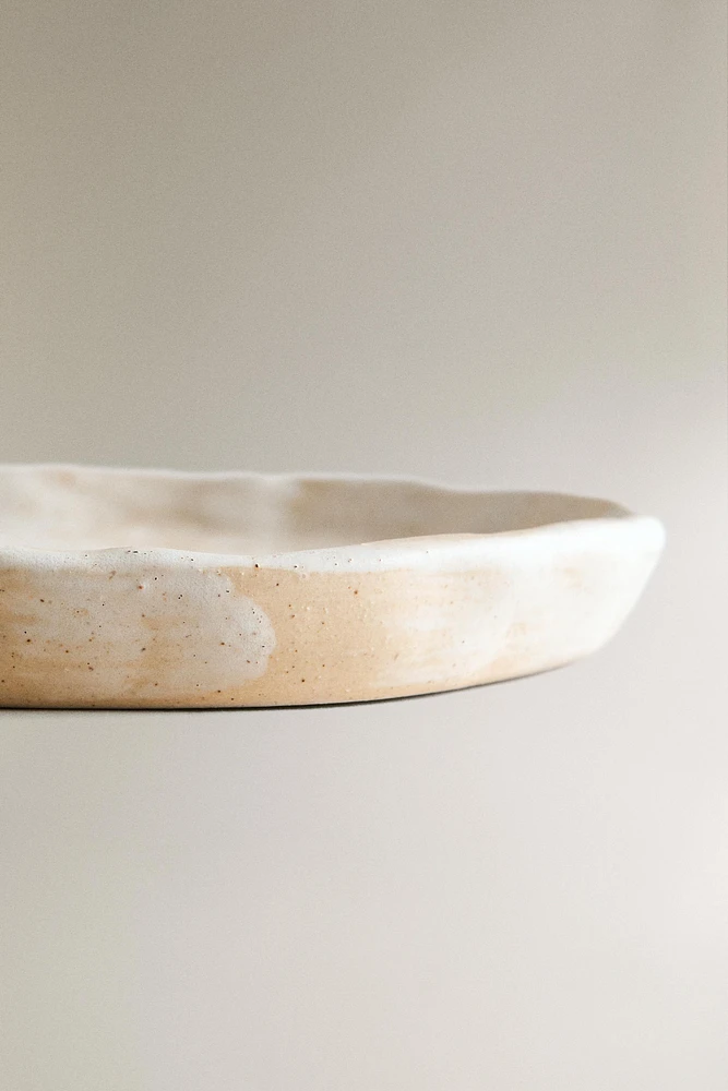 STONEWARE FISH TRAY