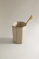 RUSTIC TOOTHBRUSH HOLDER