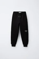 PIQUÉ INTERLOCK JOGGER PANTS