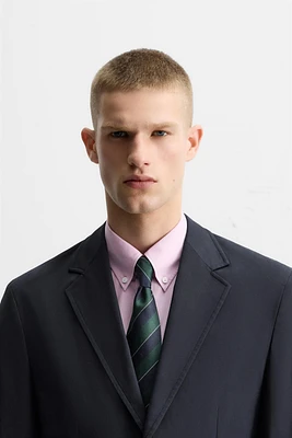 100% SILK STRIPED TIE