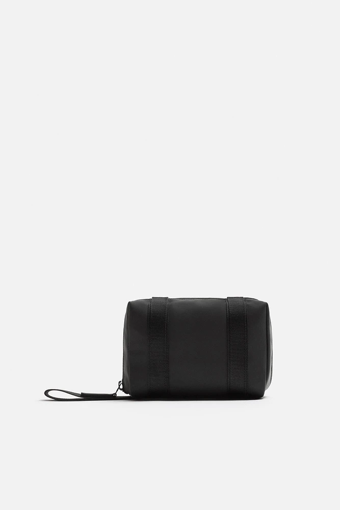 RUBBERIZED TOILETRY BAG