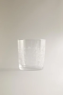 TRANSFER GLASS TUMBLER