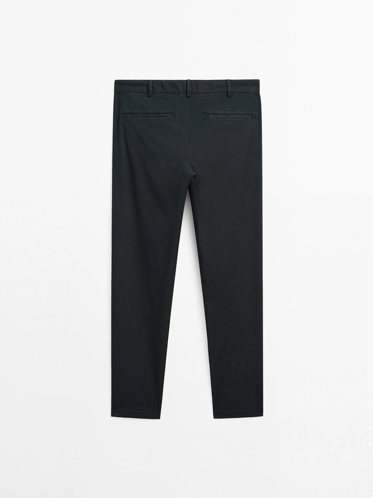 Slim fit trousers
