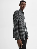 100% cotton regular fit check shirt