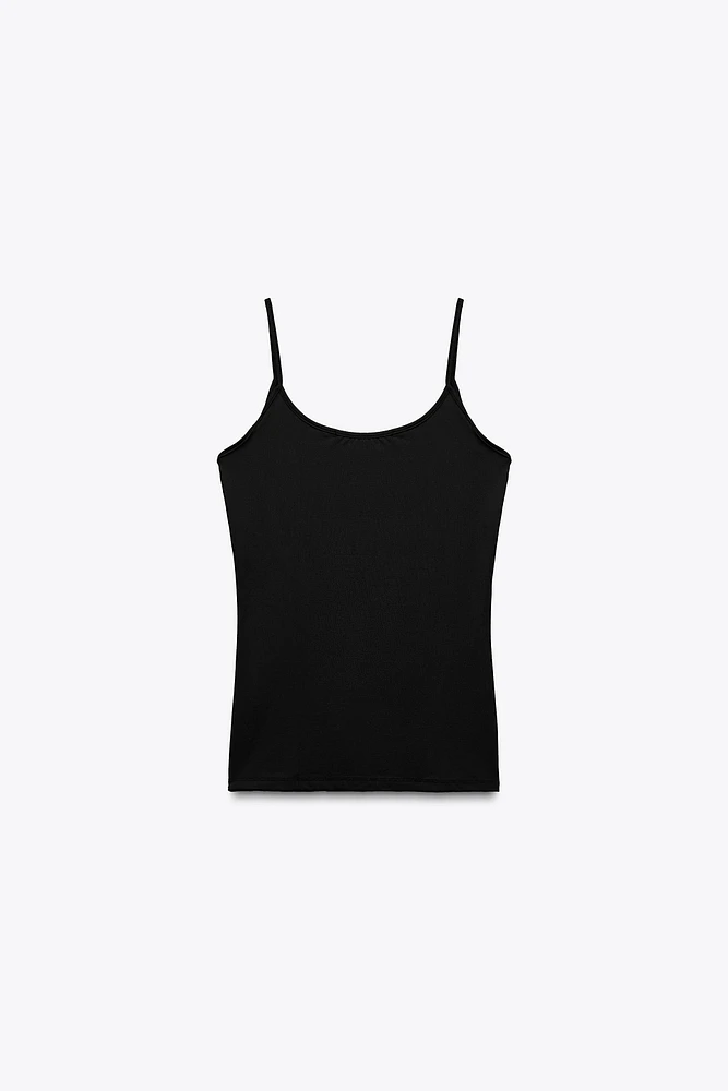 POLYAMIDE SPAGHETTI STRAP CAMISOLE