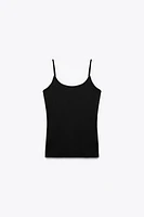 POLYAMIDE SPAGHETTI STRAP CAMISOLE