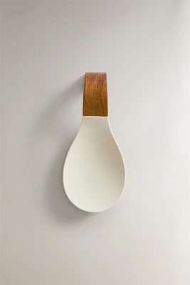 REPOSE-CUILLÈRE BOIS SILICONE