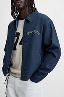 CONTRAST EMBROIDERY JACKET