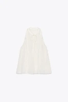 100% LINEN HALTER TOP ZW COLLECTION