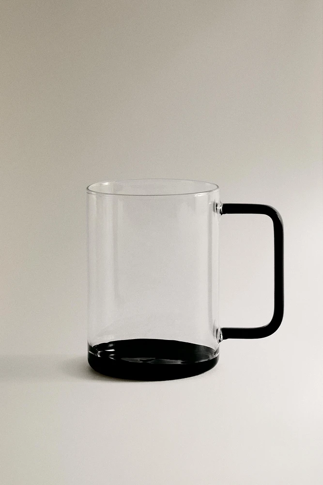 CONTRAST BOROSILICATE GLASS MUG