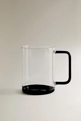 CONTRAST BOROSILICATE GLASS MUG