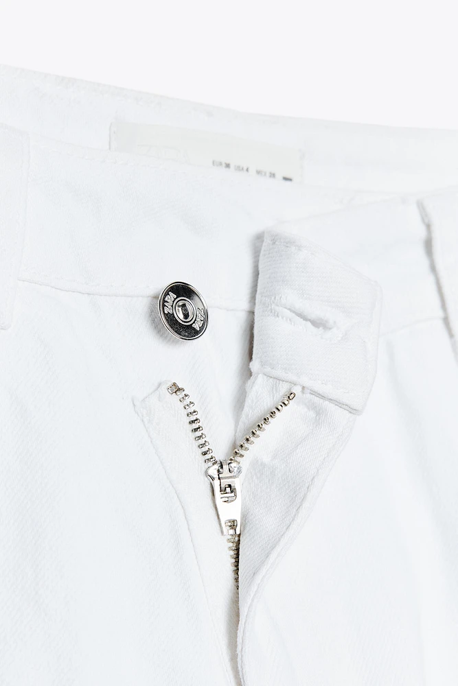 JEAN Z1975 DROIT TAILLE HAUTE CROISÉE
