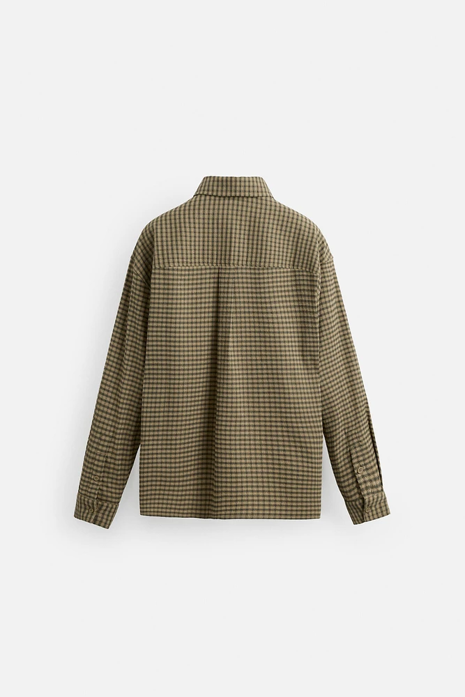 Seersucker Plaid Shirt
