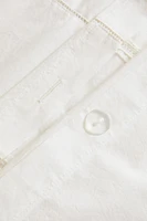 CHILDREN'S HEMSTITCHED POPLIN DUVET COVER