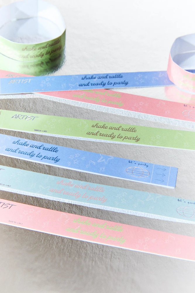SET OF CHILDREN’S BRACELET TICKETS (SET OF 12)