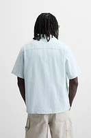 CHEMISE JACQUARD RAYURES
