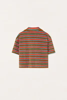 CHEMISE POLO EN TISSU ÉPONGE À RAYURES ÉDITION LIMITÉE