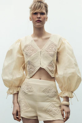 LIMITED EDITION PLEATED LACE SHIRT