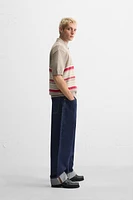 QUARTER ZIP KNIT POLO